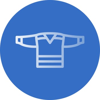 Hockey Jersey Vector Icon Design