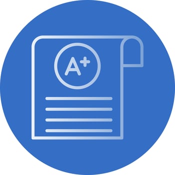 Student Grades Vector Icon Design