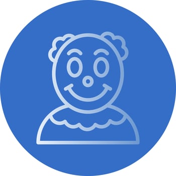 Clown Vector Icon Design