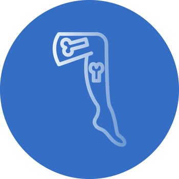 Leg Vector Icon Design
