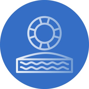 Lifebuoy Vector Icon Design