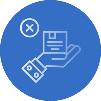 Reject Vector Icon Design
