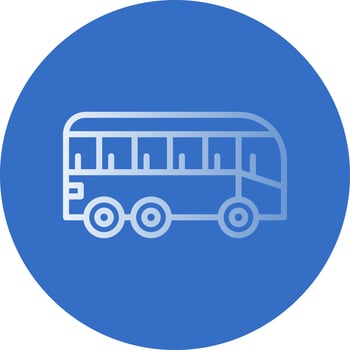 Public Transport Vector Icon Design