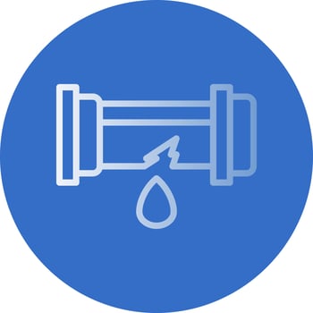 Leaking Vector Icon Design