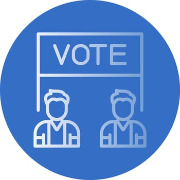 Supporter Vector Icon Design