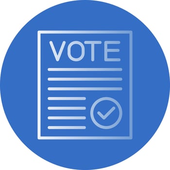 Vote Verified Vector Icon Design