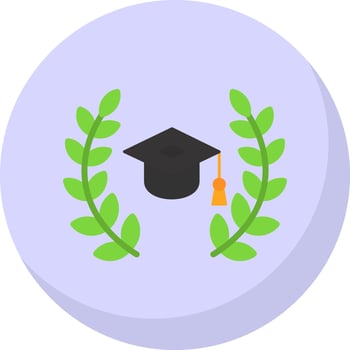 Wreath Vector Icon Design