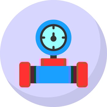 Water Meter Vector Icon Design