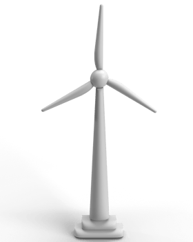windmill turbine alternative energy power electricity generator renewable green ecology environment technology natural farm industry innovation turbine windmill resource watt sustainable.3d render png