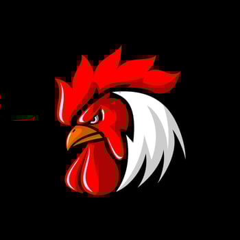 ROOSTER HEAD VECTOR