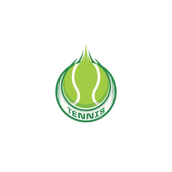 tennis sport emblem logo vector