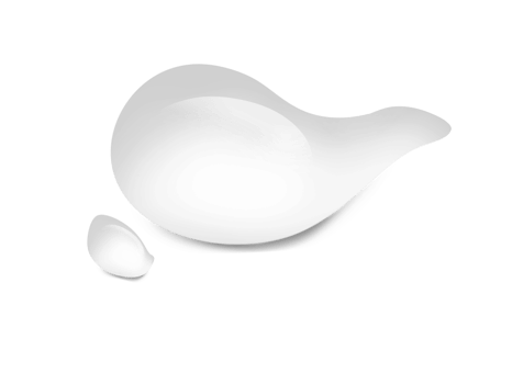 realistic water drop free form shape isolated on transparency background png