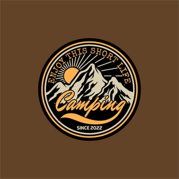 mountain symbol logo vector