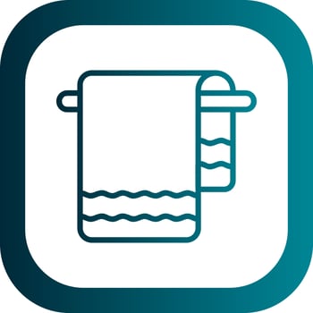 Towel Vector Icon Design