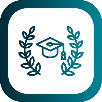 Wreath Vector Icon Design