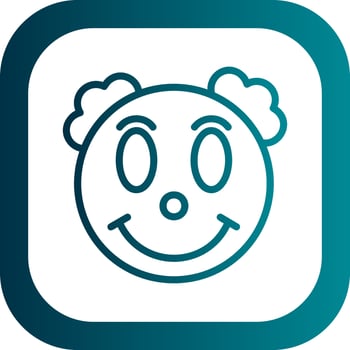 Clown Vector Icon Design