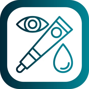 Eye Cream Vector Icon Design