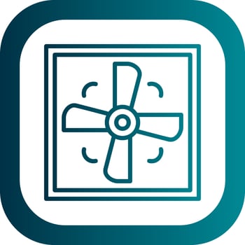 Ventilation Vector Icon Design