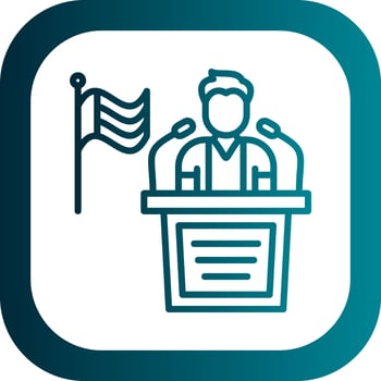 Politician Vector Icon Design