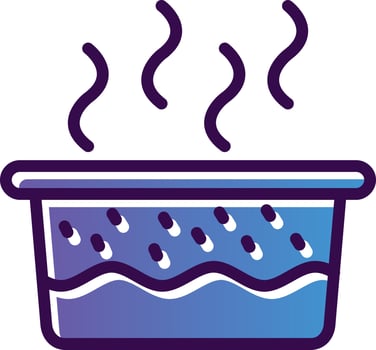 Hot Water Vector Icon Design
