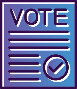Vote Verified Vector Icon Design
