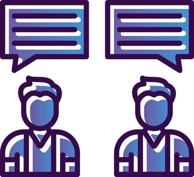 Debate Vector Icon Design