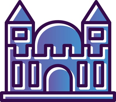 Castle Vector Icon Design