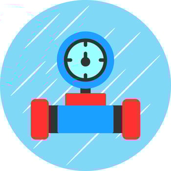 Water Meter Vector Icon Design
