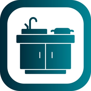 Kitchen Sink Vector Icon Design
