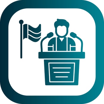 Politician Vector Icon Design