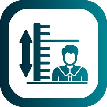Height Limit Vector Icon Design