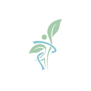 logo or icon for health, fitness, and body beauty vector