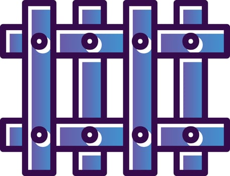Fence Vector Icon Design