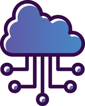Cloud Computing Vector Icon Design