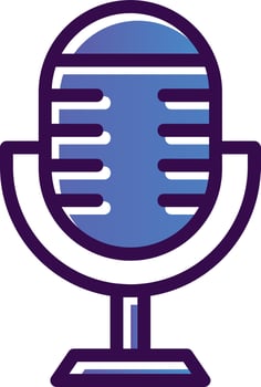 Mike Vector Icon Design