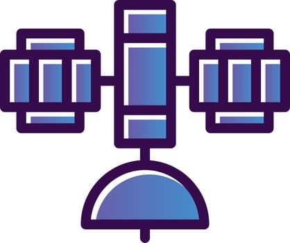 Satellite Vector Icon Design