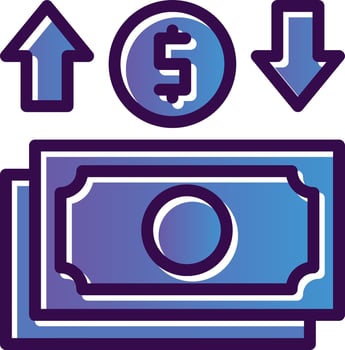Money Exchange Vector Icon Design