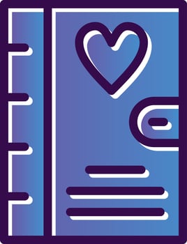 Notebook Vector Icon Design