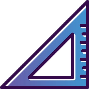 Ruler Vector Icon Design