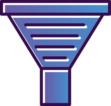 Funnel Vector Icon Design