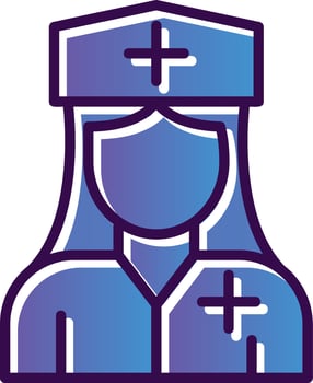 Nurse Vector Icon Design