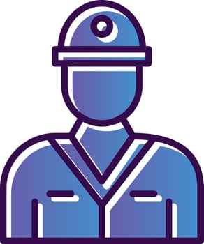 Fireman Vector Icon Design