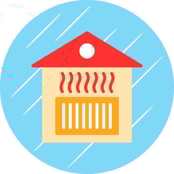 Heating Vector Icon Design