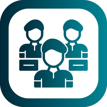 Audience Vector Icon Design