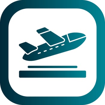 Departure Vector Icon Design