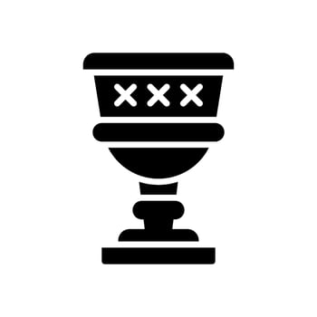 chalice icon for your website design, logo, app, UI. vector