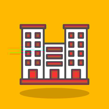 Condominium Vector Icon Design