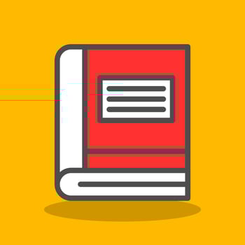 Book Vector Icon Design