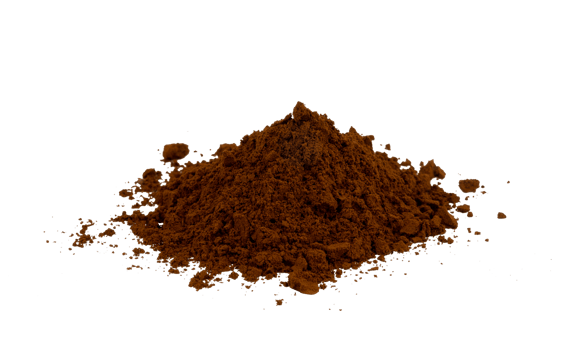 Heap of coffee powder isolated for element png