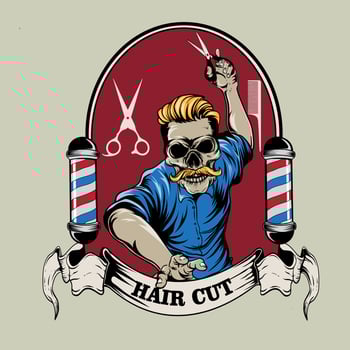barbershop vector illustration